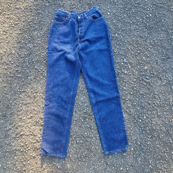 Levi Vintage Made in USA 501 Red Tab Shrink to Fit Button Fly Dark Wash Jeans - Picture 1 of 10
